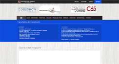 Desktop Screenshot of constructii.utcluj.ro