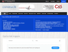 Tablet Screenshot of constructii.utcluj.ro