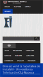 Mobile Screenshot of instalatii.utcluj.ro