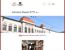 Tablet Screenshot of etti-master.utcluj.ro