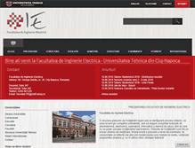 Tablet Screenshot of ie.utcluj.ro