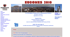 Desktop Screenshot of eucomes2010.utcluj.ro