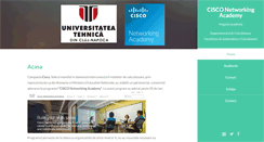 Desktop Screenshot of cnap.utcluj.ro