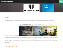 Tablet Screenshot of cnap.utcluj.ro