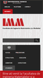 Mobile Screenshot of imm.utcluj.ro