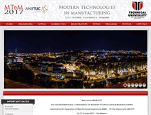 Tablet Screenshot of mtem.utcluj.ro